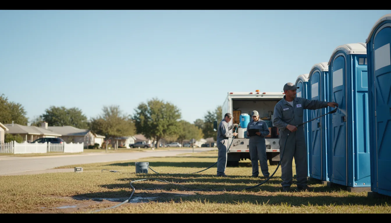 Long-Term Portable Toilet Rental in Whitewright, TX near me